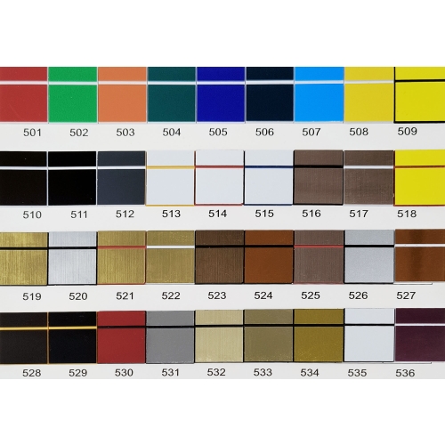 Laminat grawerski 600x400mm / 1.3mm | Różne kolory